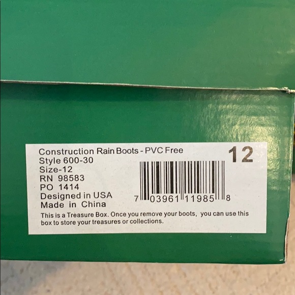 Firefox for Kids sz 12 rain boots - Picture 3 of 3